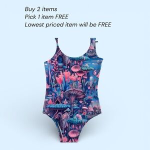 Fairycore mushrooms One Piece Swimsuit
#freedomravewear
#raveswimsuit